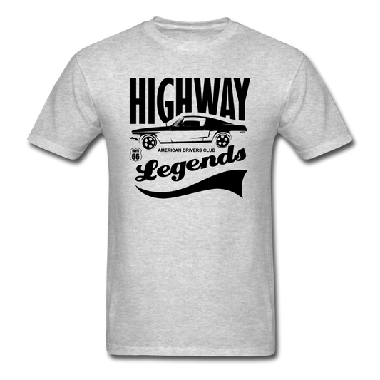 Highway Legends - Black - Unisex Classic T-Shirt - heather gray