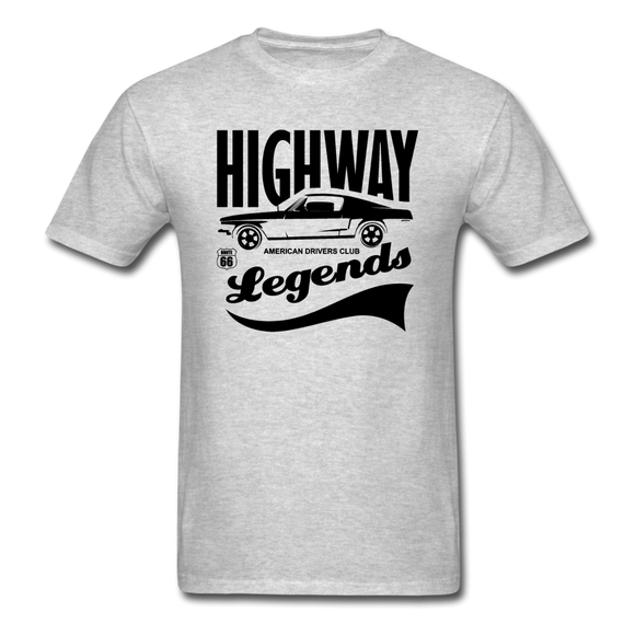 Highway Legends - Black - Unisex Classic T-Shirt - heather gray