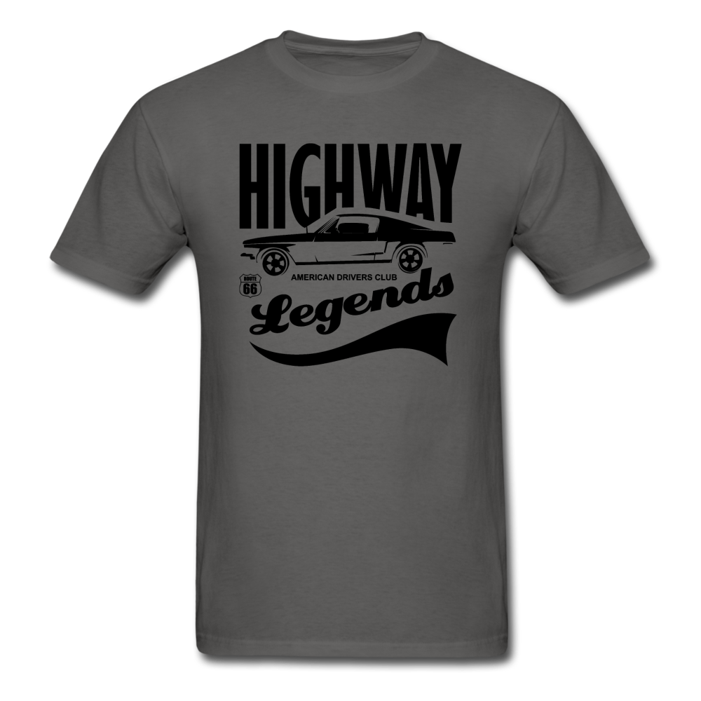 Highway Legends - Black - Unisex Classic T-Shirt - charcoal