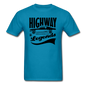 Highway Legends - Black - Unisex Classic T-Shirt - turquoise