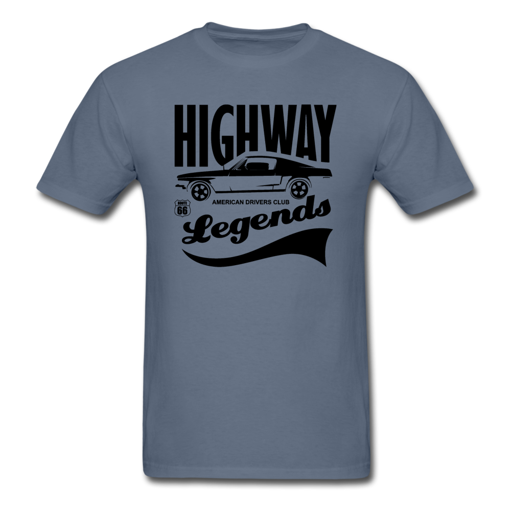 Highway Legends - Black - Unisex Classic T-Shirt - denim