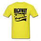 Highway Legends - Black - Unisex Classic T-Shirt - yellow