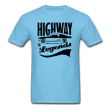 Highway Legends - Black - Unisex Classic T-Shirt - aquatic blue