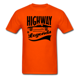 Highway Legends - Black - Unisex Classic T-Shirt - orange