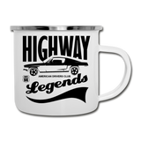 Highway Legends - Black - Camper Mug - white