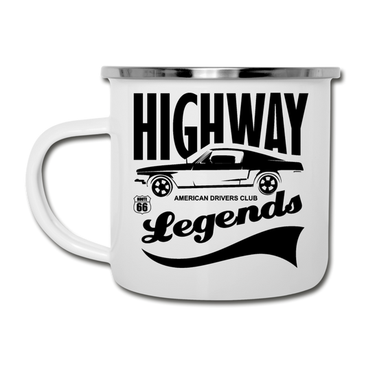 Highway Legends - Black - Camper Mug - white