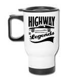 Highway Legends - Black - Travel Mug - white