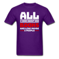 All I Care About Are Books - White - Unisex Classic T-Shirt - purple