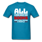 All I Care About Are Books - White - Unisex Classic T-Shirt - turquoise