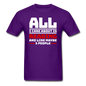 I Care About Are Reading - White - Unisex Classic T-Shirt - purple