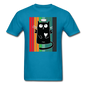 Retro Good Black Cat - Unisex Classic T-Shirt - turquoise