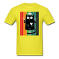 Retro Good Black Cat - Unisex Classic T-Shirt - yellow