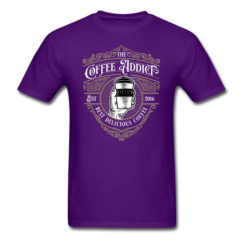 Coffee Addict - Unisex Classic T-Shirt - purple