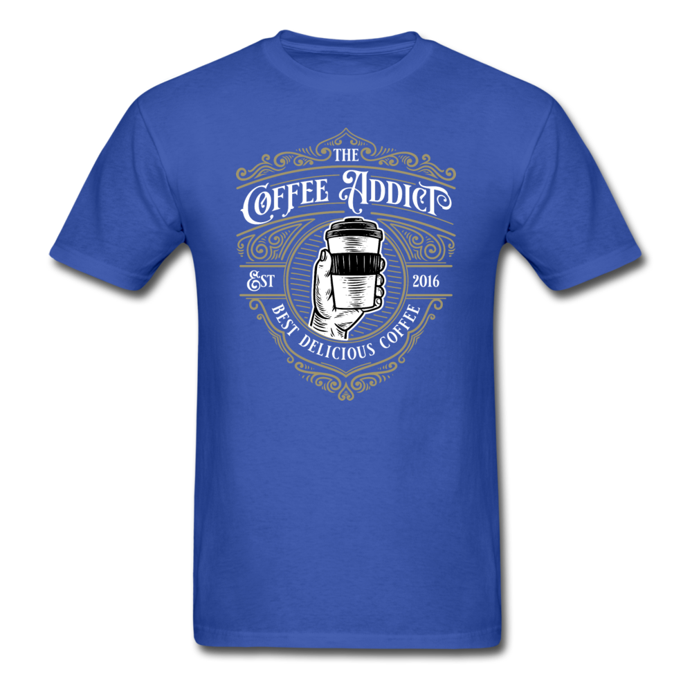 Coffee Addict - Unisex Classic T-Shirt - royal blue