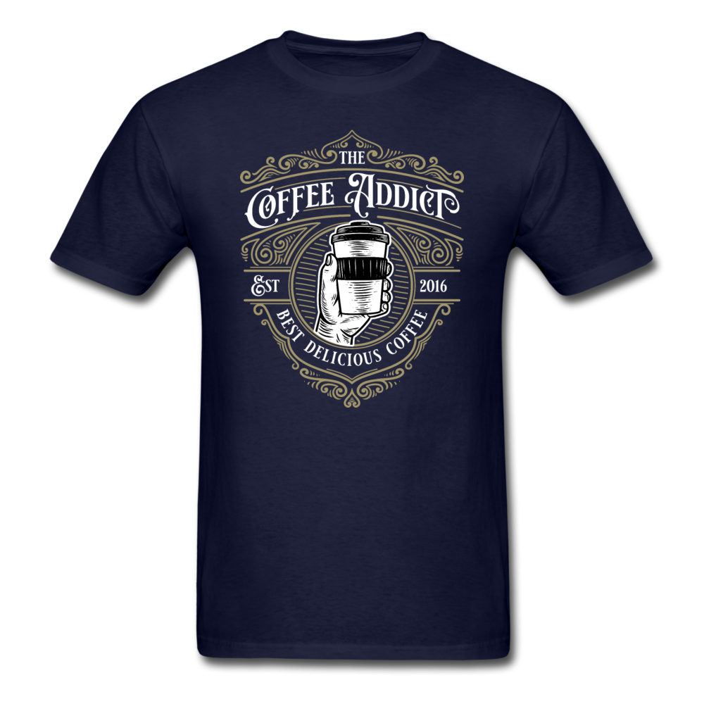 Coffee Addict - Unisex Classic T-Shirt - navy