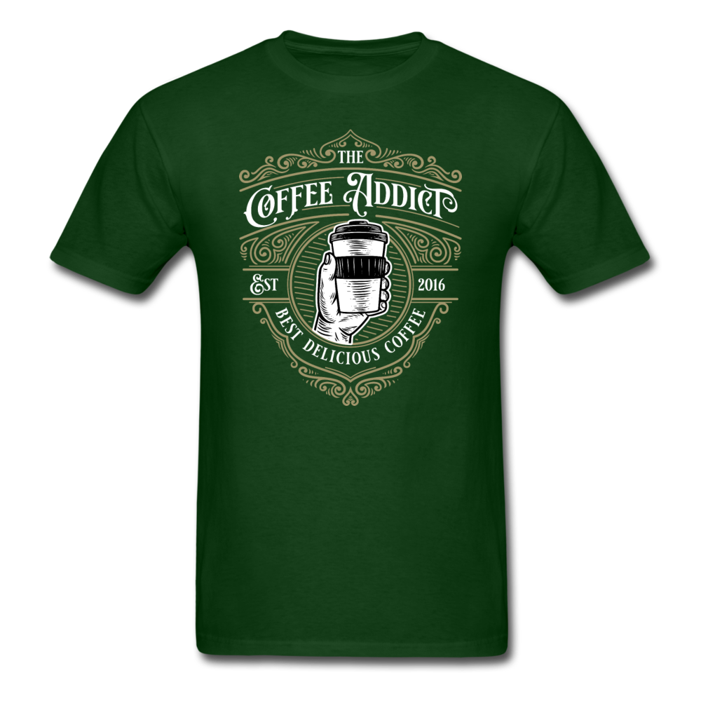 Coffee Addict - Unisex Classic T-Shirt - forest green