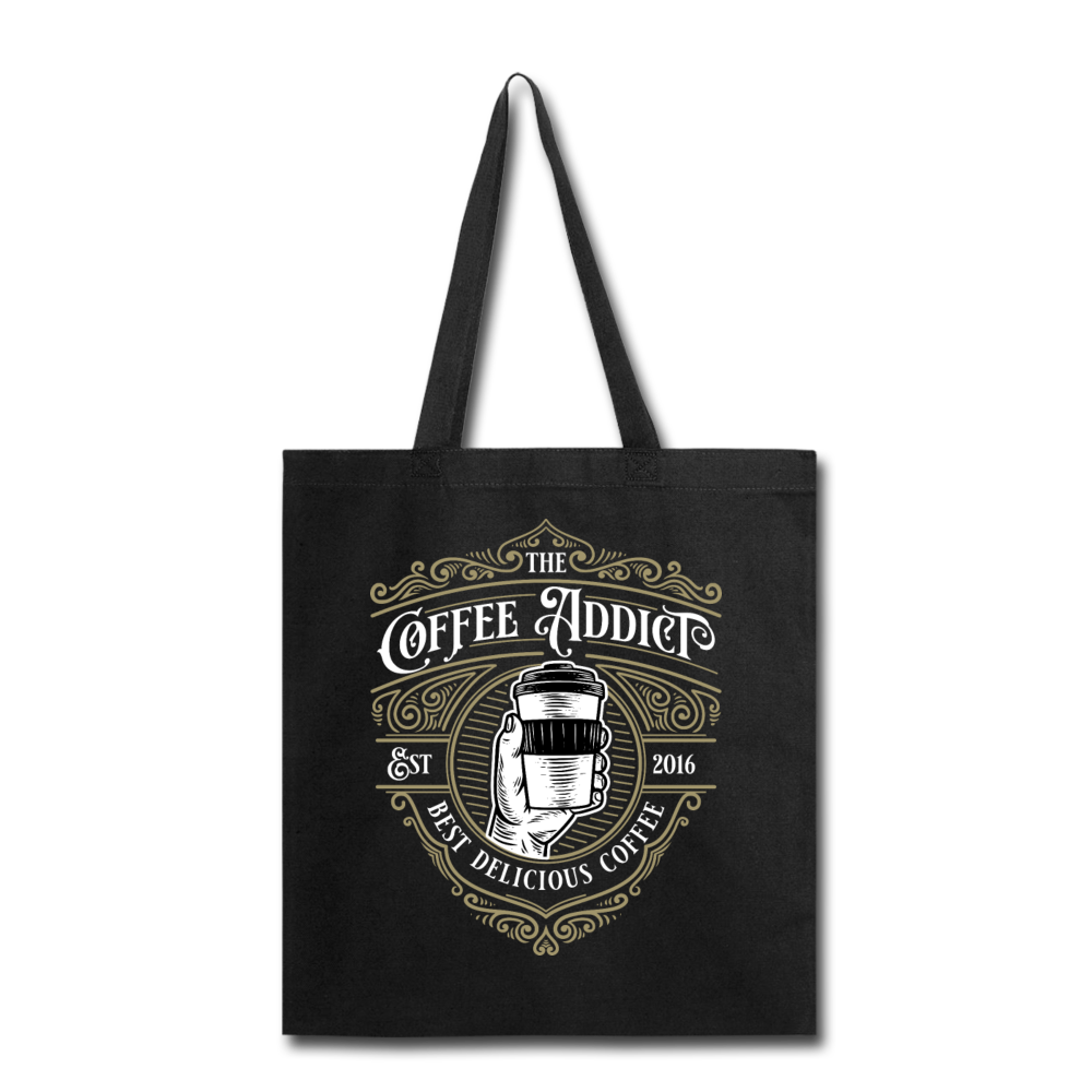 Coffee Addict - Tote Bag - black