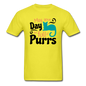 May Your Day Be Full Of Purrs - Unisex Classic T-Shirt - yellow