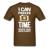 I Can Freeze TIme - Unisex Classic T-Shirt - brown