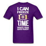 I Can Freeze TIme - Unisex Classic T-Shirt - purple