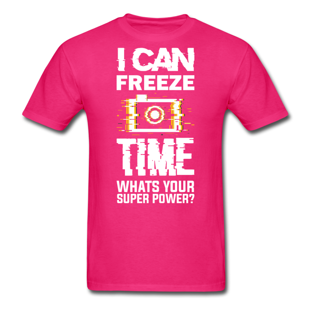 I Can Freeze TIme - Unisex Classic T-Shirt - fuchsia