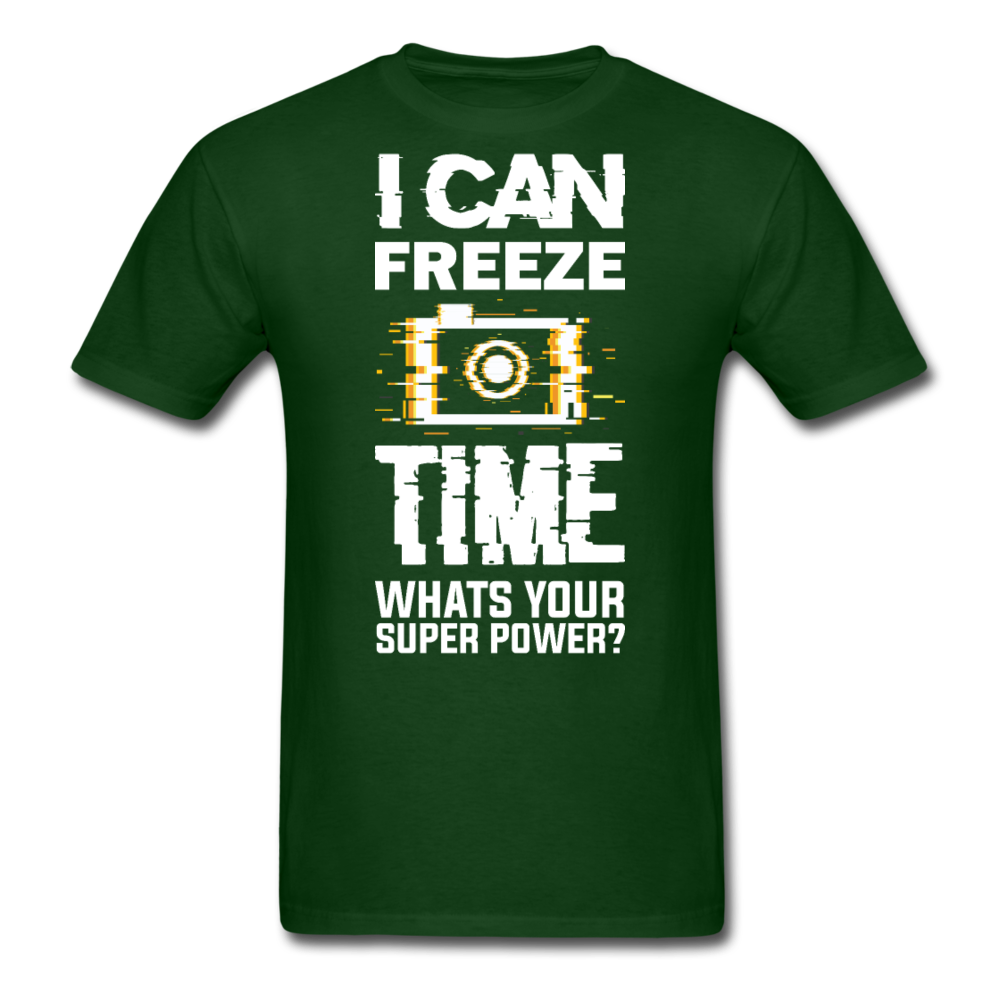 I Can Freeze TIme - Unisex Classic T-Shirt - forest green