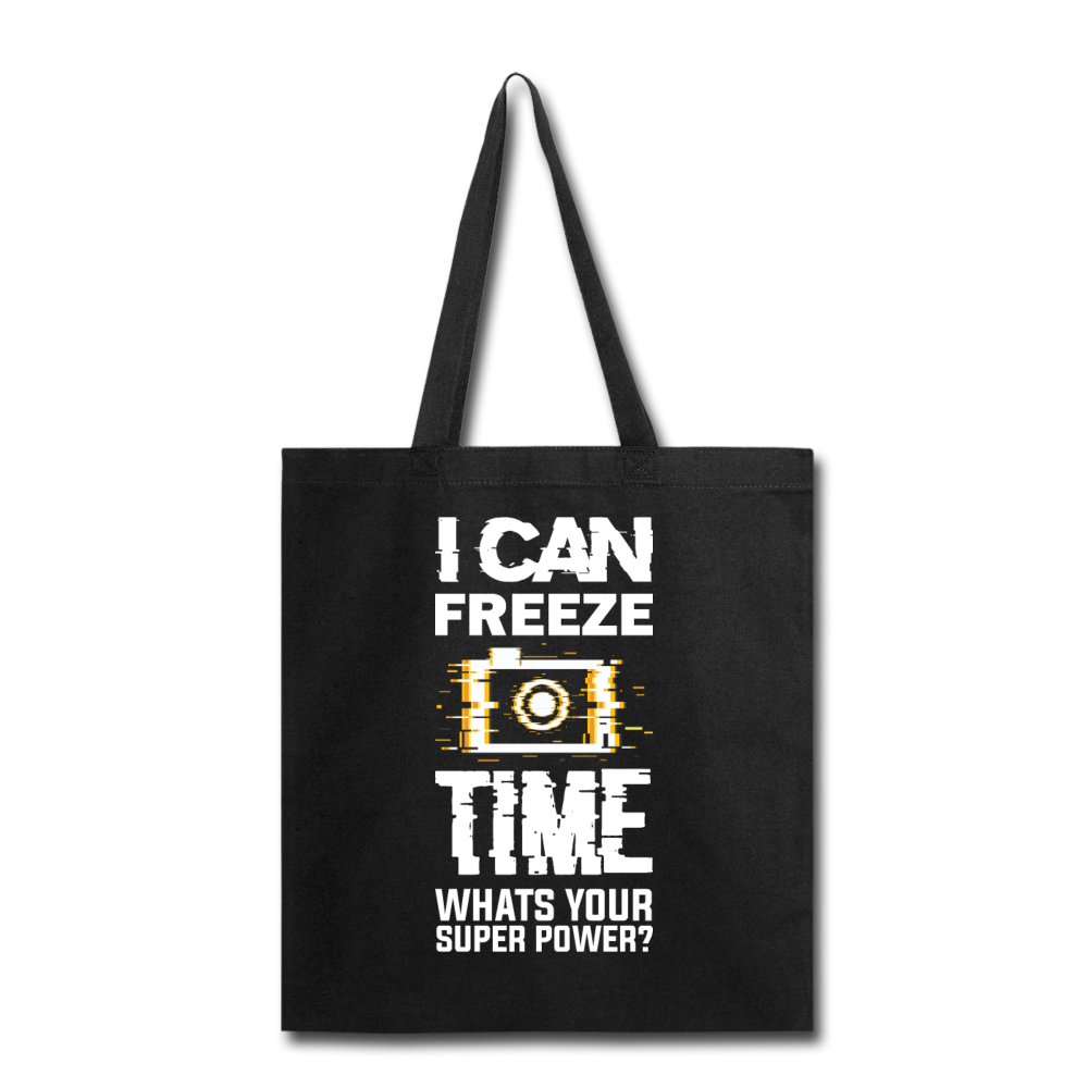 I Can Freeze TIme - Tote Bag - black