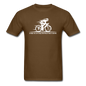 Eat RIght - Cycling - White - Unisex Classic T-Shirt - brown