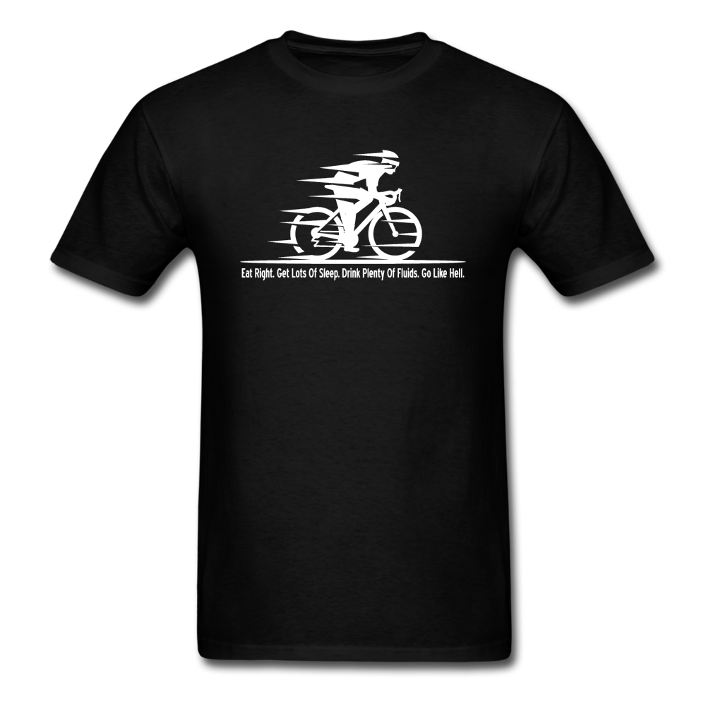 Eat RIght - Cycling - White - Unisex Classic T-Shirt - black