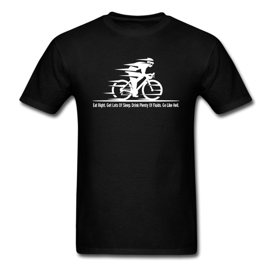 Eat RIght - Cycling - White - Unisex Classic T-Shirt - black