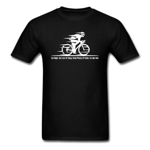 Eat RIght - Cycling - White - Unisex Classic T-Shirt - black