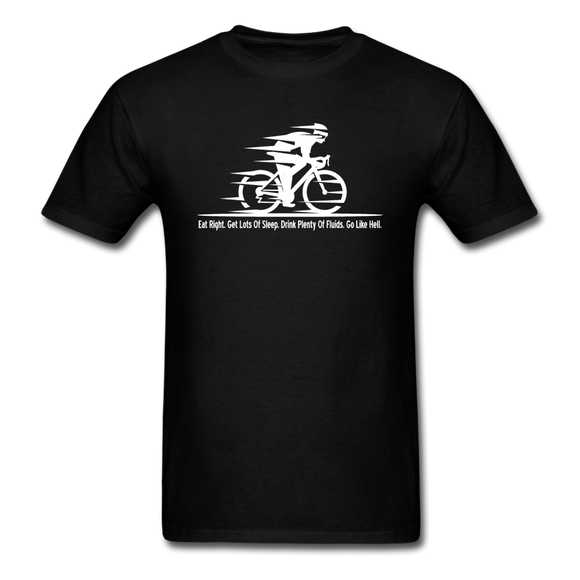Eat RIght - Cycling - White - Unisex Classic T-Shirt - black