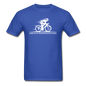 Eat RIght - Cycling - White - Unisex Classic T-Shirt - royal blue