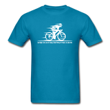 Eat RIght - Cycling - White - Unisex Classic T-Shirt - turquoise