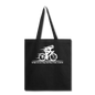 Eat RIght - Cycling - White - Tote Bag - black