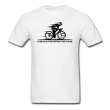Eat RIght - Cycling - Black - Unisex Classic T-Shirt - white