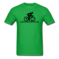 Eat RIght - Cycling - Black - Unisex Classic T-Shirt - bright green