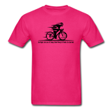 Eat RIght - Cycling - Black - Unisex Classic T-Shirt - fuchsia