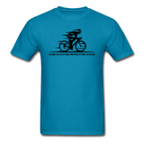 Eat RIght - Cycling - Black - Unisex Classic T-Shirt - turquoise