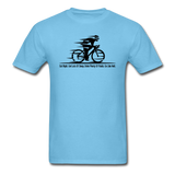 Eat RIght - Cycling - Black - Unisex Classic T-Shirt - aquatic blue