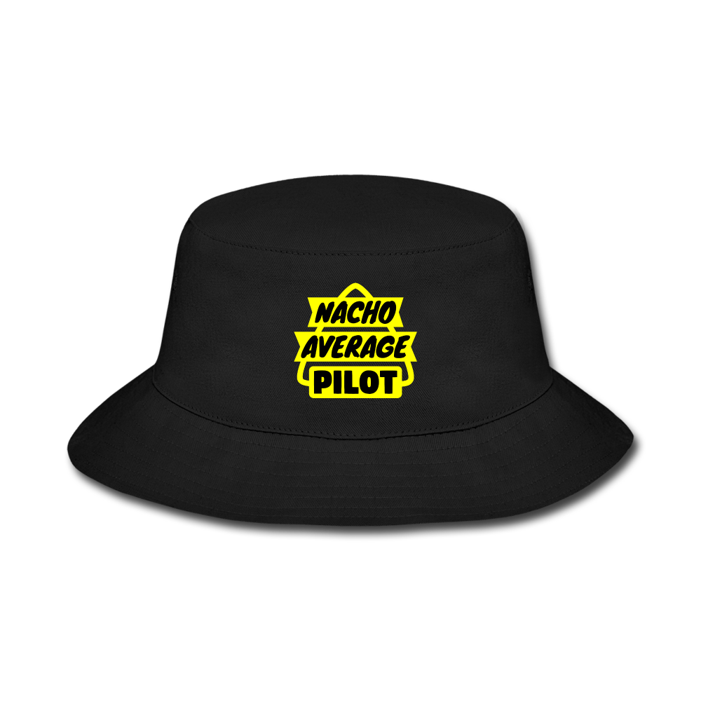 Nacho Average Pilot - Bucket Hat - black