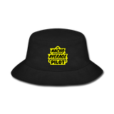 Nacho Average Pilot - Bucket Hat - black