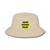 Nacho Average Pilot - Bucket Hat - cream