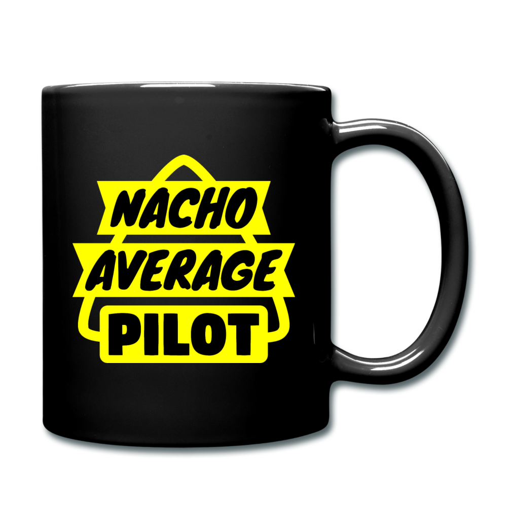 Nacho Average Pilot - Full Color Mug - black