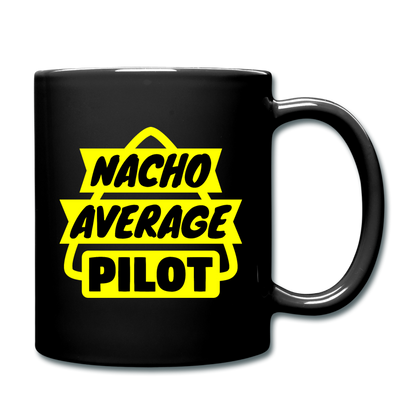 Nacho Average Pilot - Full Color Mug - black