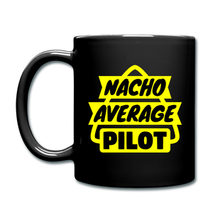 Nacho Average Pilot - Full Color Mug - black