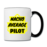 Nacho Average Pilot - Contrast Coffee Mug - white/black