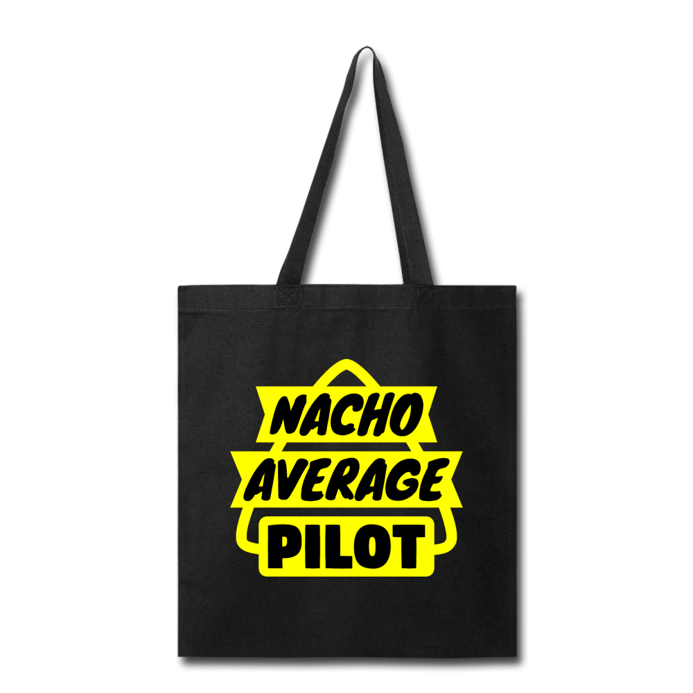 Nacho Average Pilot - Tote Bag - black