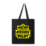Nacho Average Pilot - Tote Bag - black