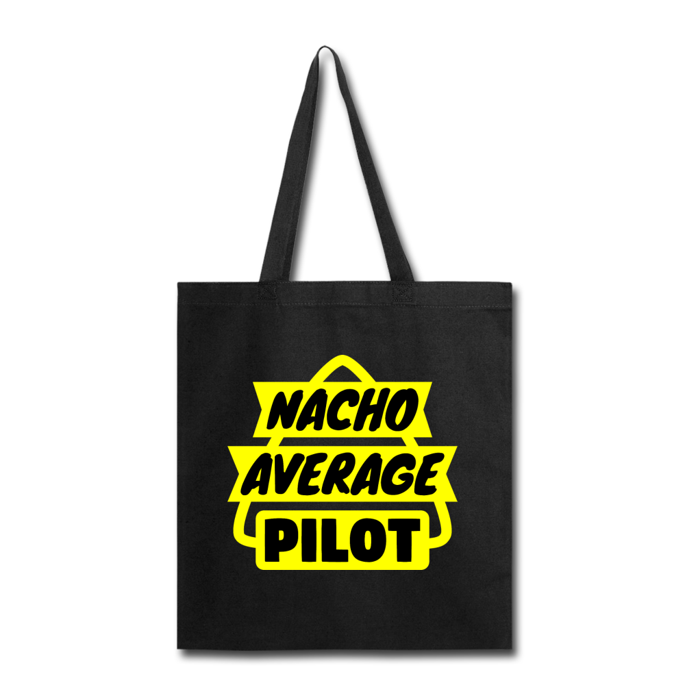 Nacho Average Pilot - Tote Bag - black